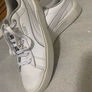 Puma white sneakers
